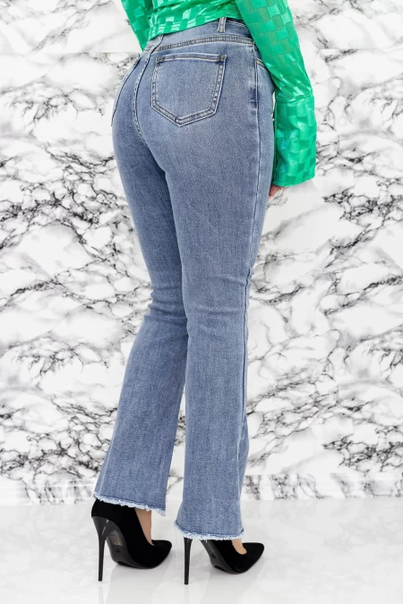 Frauen F7191 Blaue Jeans Fartfallin