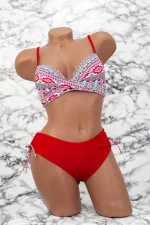 Badeanzug der Frauen, 2 Teile H21 rot Meina