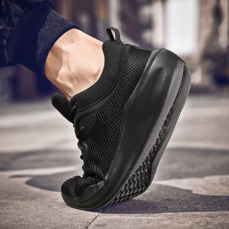 Herren Sportschuhe 0525 Schwarz Mei