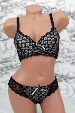 Frauenunterwäsche Set 72011 Schwarz Abang