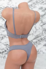 V7713 Frauenunterwäsche Set Grey Abang