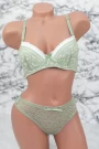V7687 Frauenunterwäsche Set Green | Abang