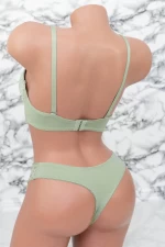 V7687 Frauenunterwäsche Set Green | Abang