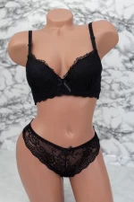 Frauenunterwäsche Set V7679 Black | Abang