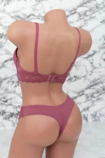 Frauenunterwäsche Set V7679 Dark Pink | Abang