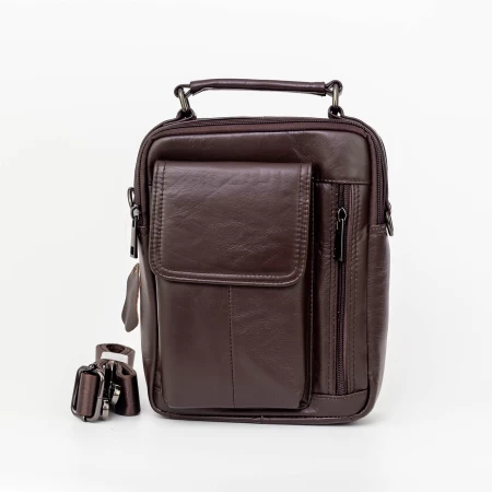 Herrenbeutel aus natürlichen Leder 7713 Brown | Mode