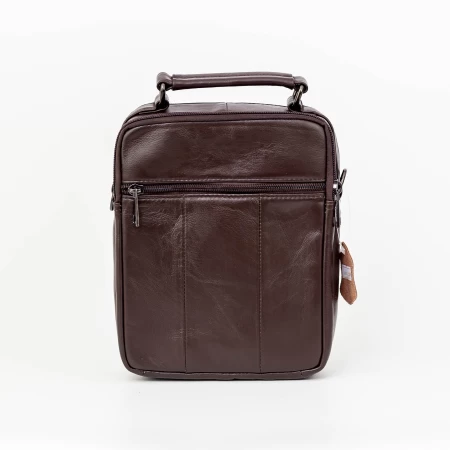 Herrenbeutel aus natürlichen Leder 7713 Brown | Mode