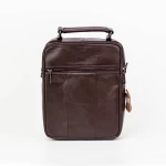 Herrenbeutel aus natürlichen Leder 7713 Brown | Mode