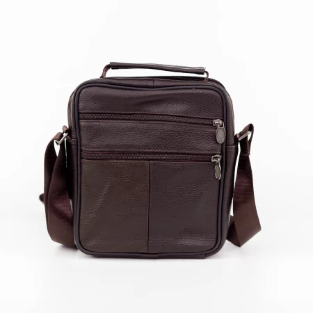 Herrenbeutel aus natürlichen Leder 6609 Brown | Mode