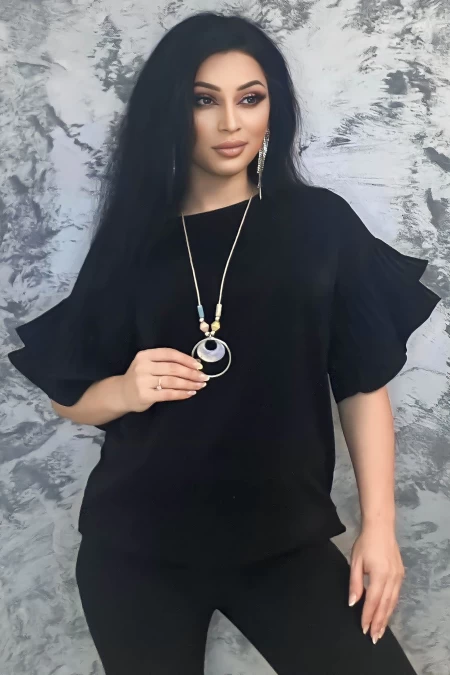 Frauen Sweatshirt LS19190 Black | Bella