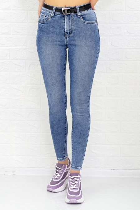 Frauen Jeans SH9813 Blau Gesicht