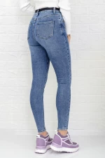 Frauen Jeans SH9813 Blau Gesicht