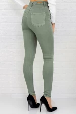 Frauen Jeans M6680-6 Khaki | Gesicht