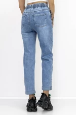 Frauen Jeans SL877 Blau Gesicht