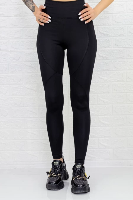 Frauen L959 Leggings schwarz Pink Boss