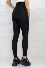 Frauen L959 Leggings schwarz Pink Boss