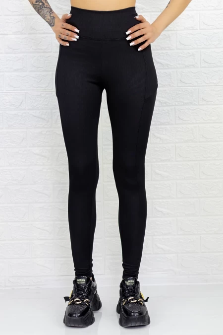 Frauen -Leggings 1806 Schwarz Pink Boss