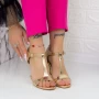 Sandalen mit dicken Absätzen TN-75 Zloty | Botinelli