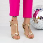 Sandalen mit dicken Absätzen TN-75 Zloty | Botinelli