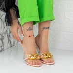 Damenschuhe mit einer dicken Ferse 295-15 Pink | Botinelli