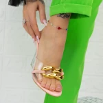 Damenschuhe mit einer dicken Ferse 295-15 Pink | Botinelli