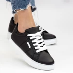 Frauen-Sneaker YKQ191A Black-Biała | Mei