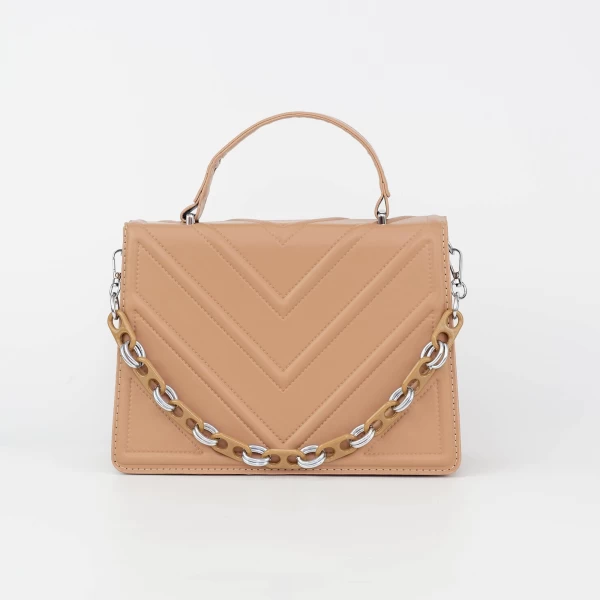 Frauenhandtasche A-893 Khaki | Loxxy