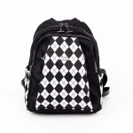 Rucksacktasche für Frauen 2611 Black-Biała | Loxxy