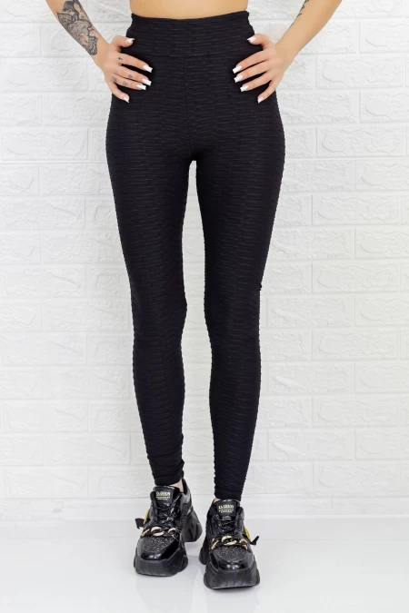 Frauen -Leggings 1401 Schwarz Mode