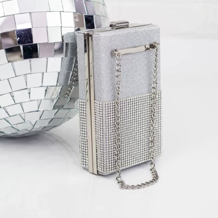 Silber XS-100-1 Handtasche Forsetti
