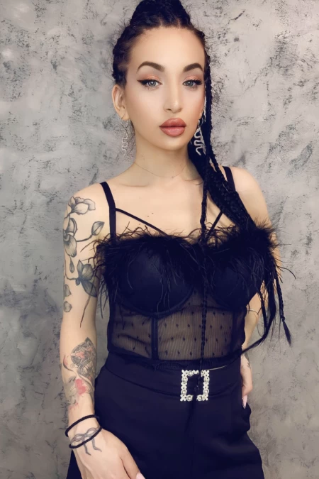 Top Women 6621 Black | Kikiriki
