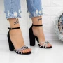 Sandalen mit dicken Absätzen 2xkk23 schwarz | Mei