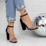 Sandalen mit dicken Absätzen 2xkk23 schwarz | Mei