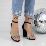 Sandalen mit dicken Absätzen 2xkk23 schwarz | Mei