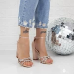 Sandalen mit dicken Absätzen 2xkk23 Champagner | Mei