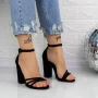 Sandalen mit dicken Absätzen 2xkk33 schwarz | Mei
