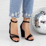 Sandalen mit dicken Absätzen 2xkk33 schwarz | Mei