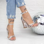 Sandalen mit dicken Absätzen 2xkk33 Silber Mei