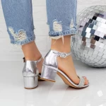 Sandalen mit dicken Absätzen 2xkk34 Silber Mei