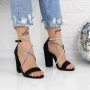 Sandalen mit dicken Absätzen 2xkk60 schwarz | Mei