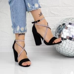 Sandalen mit dicken Absätzen 2xkk60 schwarz | Mei