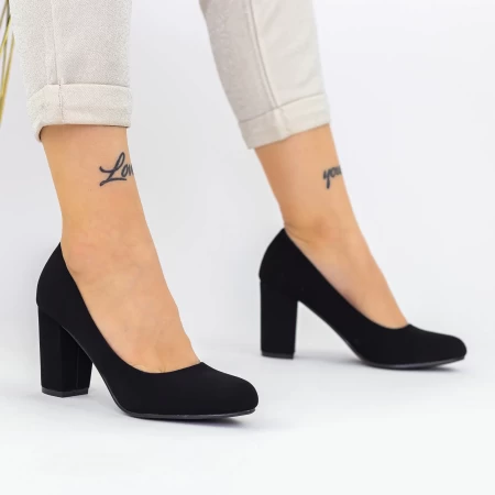 Yxd1a dicke Fersenschuhe schwarz | Mei
