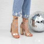 Sandalen mit dicken Absätzen 2xkk60 Champagner | Mei