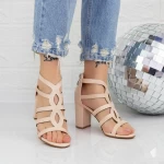 Sandalen mit dicken Absätzen 2xkk108 Beige Mei