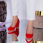 Yxd1a dicke Fersenschuhe rot | Mei