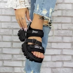 Sandalen auf der 2WL106 -Plattform schwarz | Mei