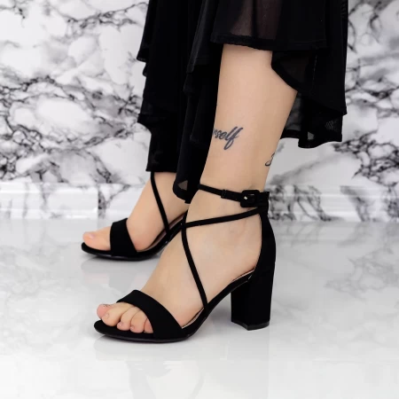 Sandalen mit dicken Absätzen 2yxd75 schwarz | Mei