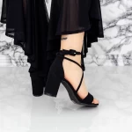 Sandalen mit dicken Absätzen 2yxd75 schwarz | Mei