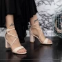 Sandalen mit dicken Absätzen 2yxd75 Beige | Mei