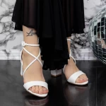 Sandalen mit einer dicken Ferse 2yxd75 Weiß | Mei